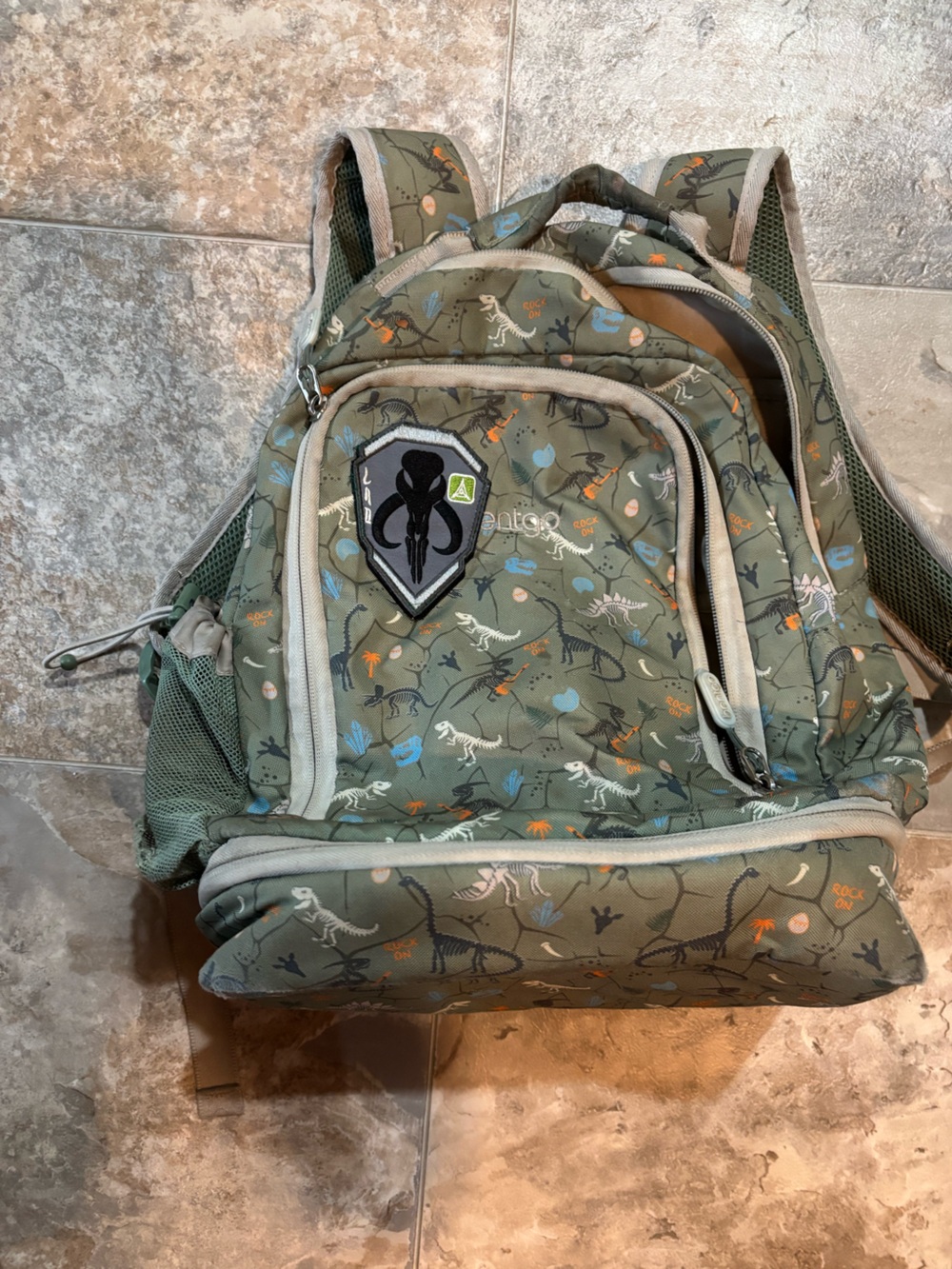 Bentgo Green Dino Print Kids' Backpack
